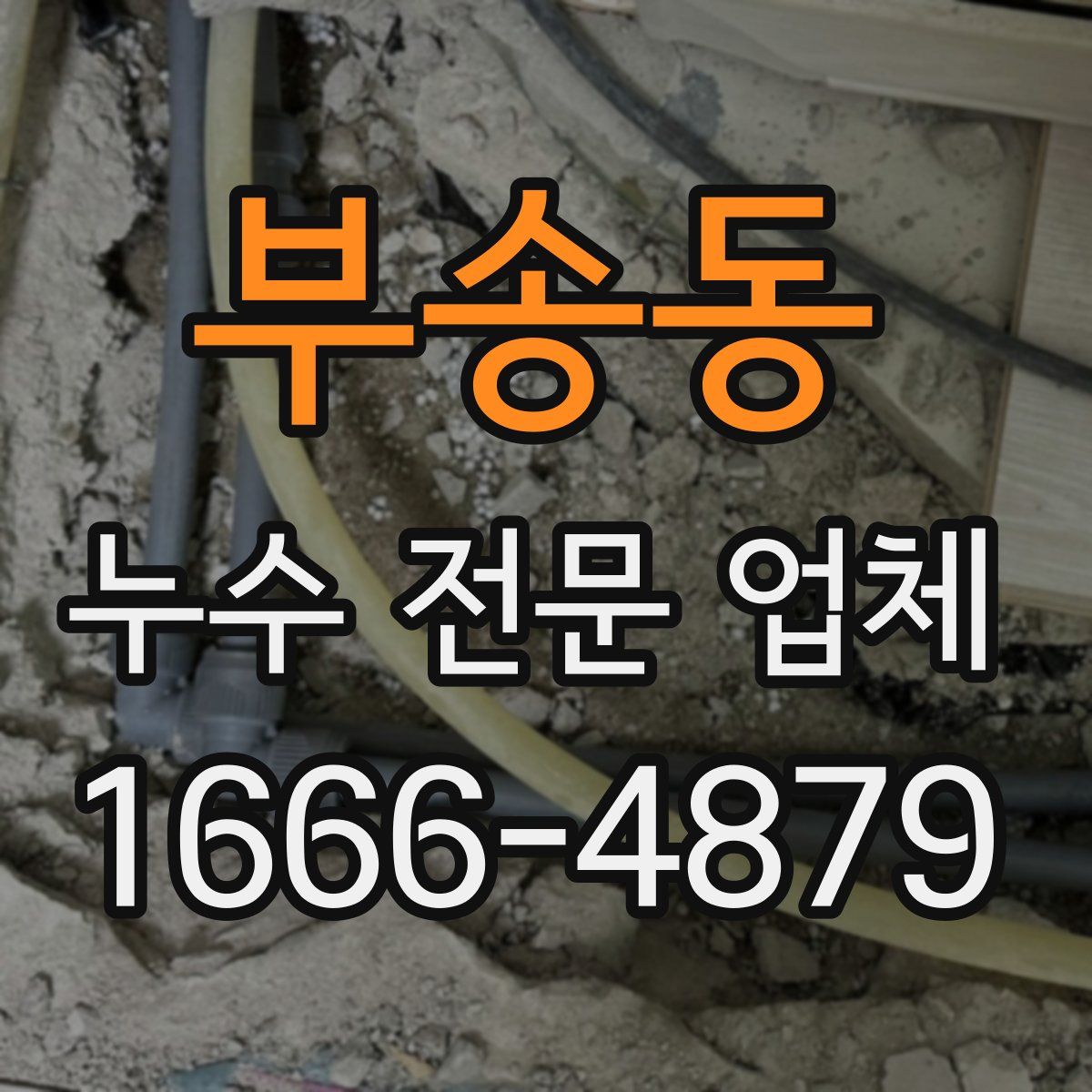 부송동 누수 전문 업체
