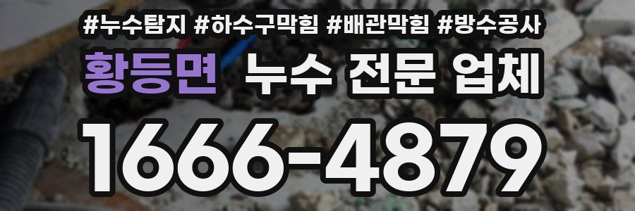 황등면 누수 전문 업체