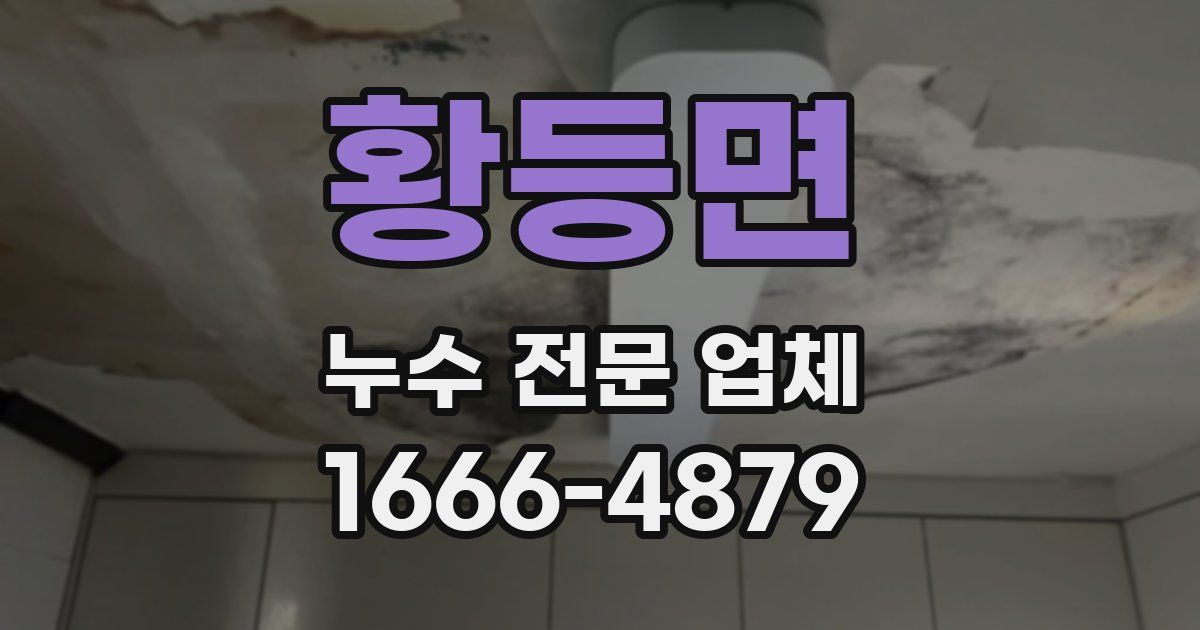 황등면 누수 전문 업체