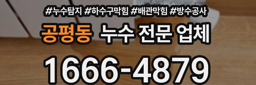 공평동 누수 전문 업체