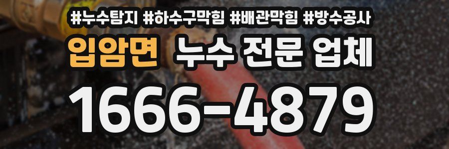 입암면 누수 전문 업체