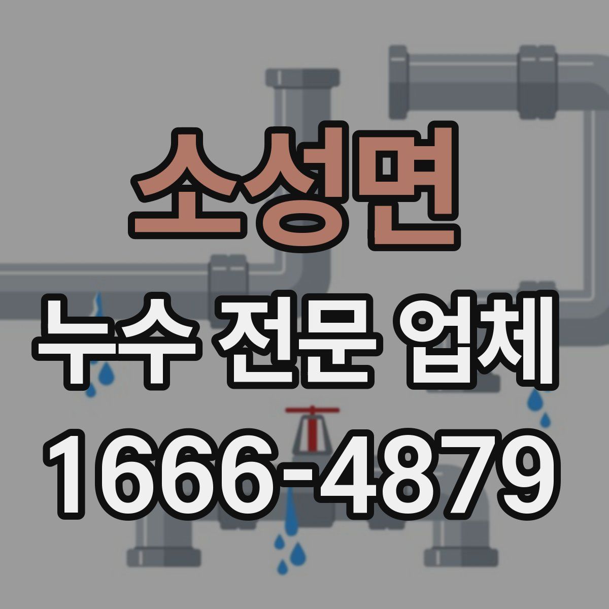 소성면 누수 전문 업체