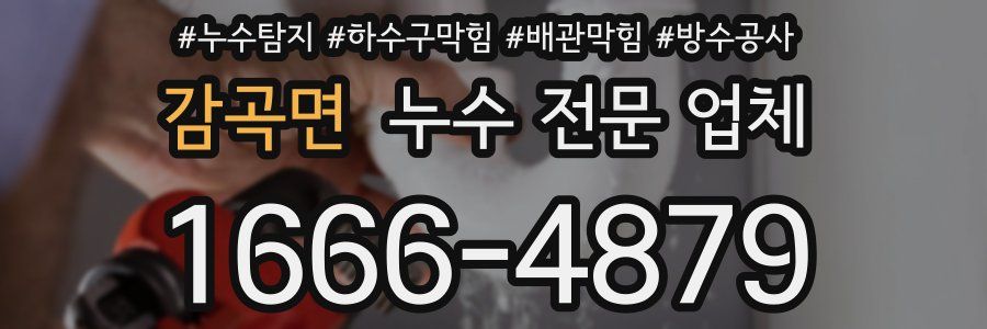 감곡면 누수 전문 업체