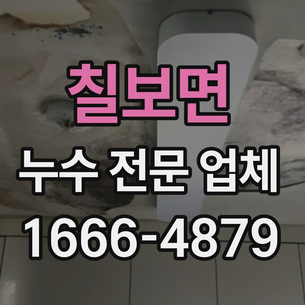 칠보면 누수 전문 업체