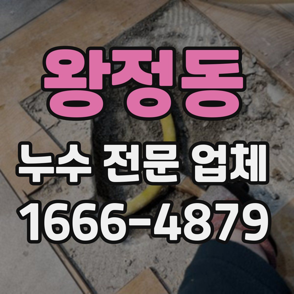 왕정동 누수 전문 업체