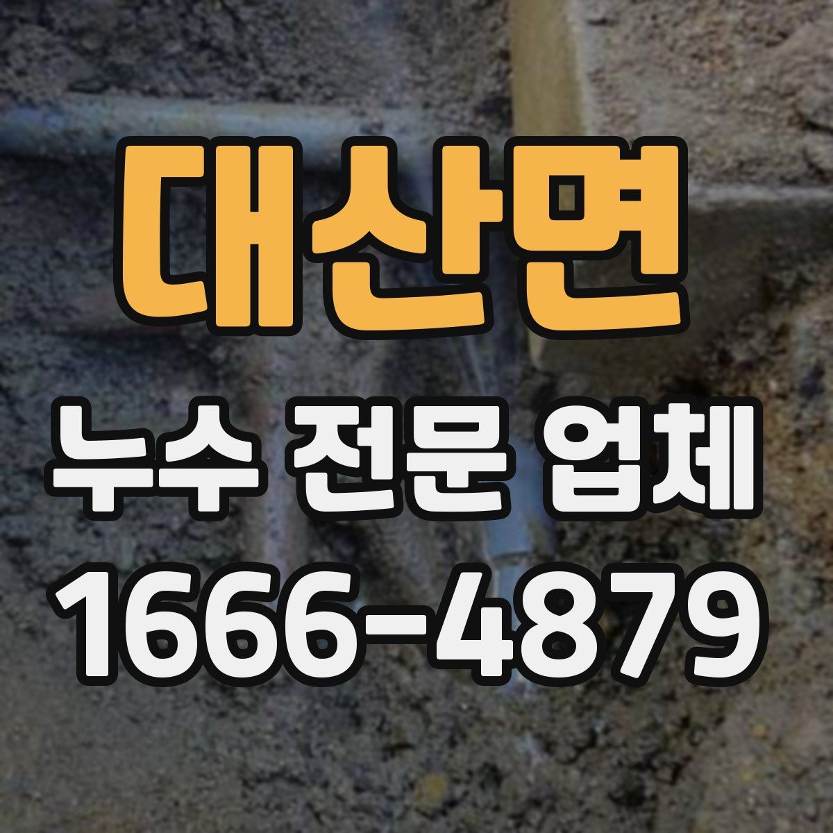 대산면 누수 전문 업체