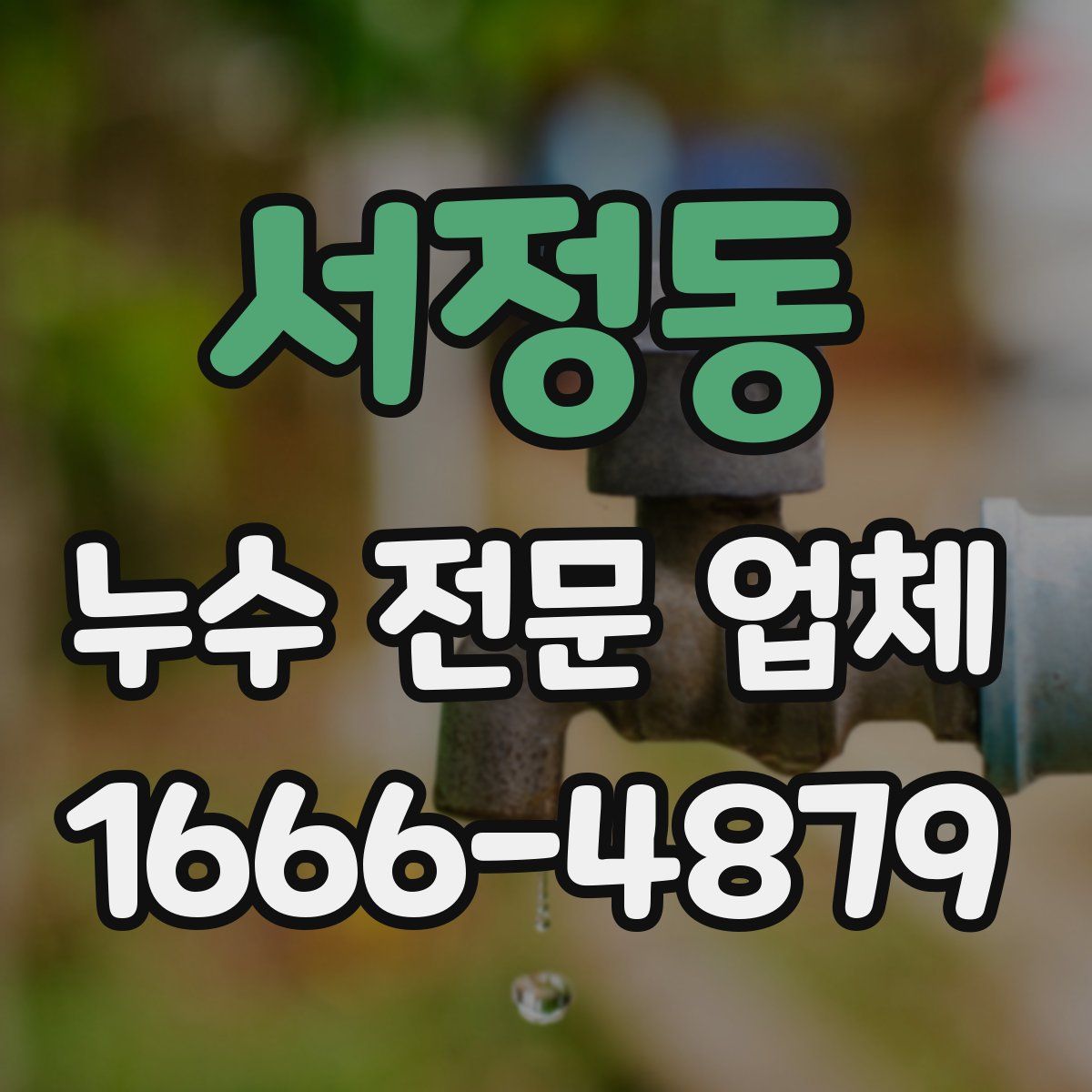 서정동 누수 전문 업체