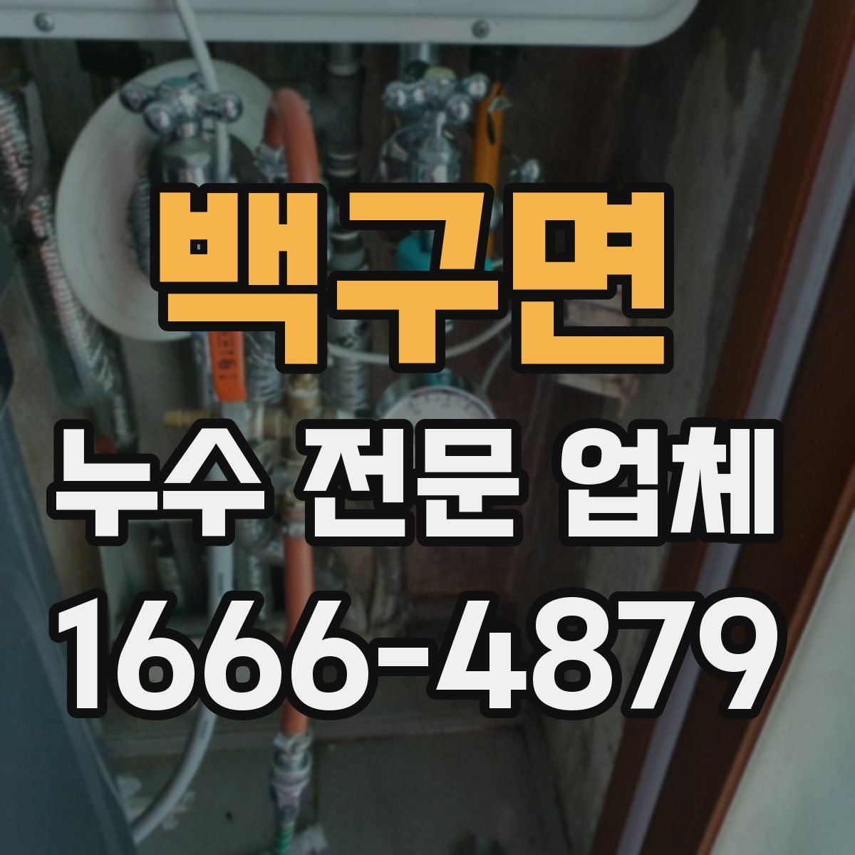 백구면 누수 전문 업체