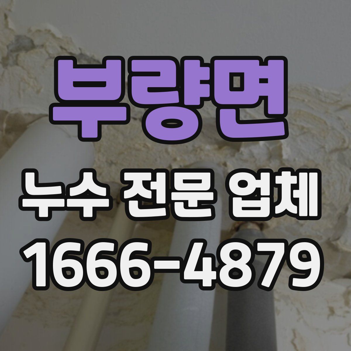 부량면 누수 전문 업체