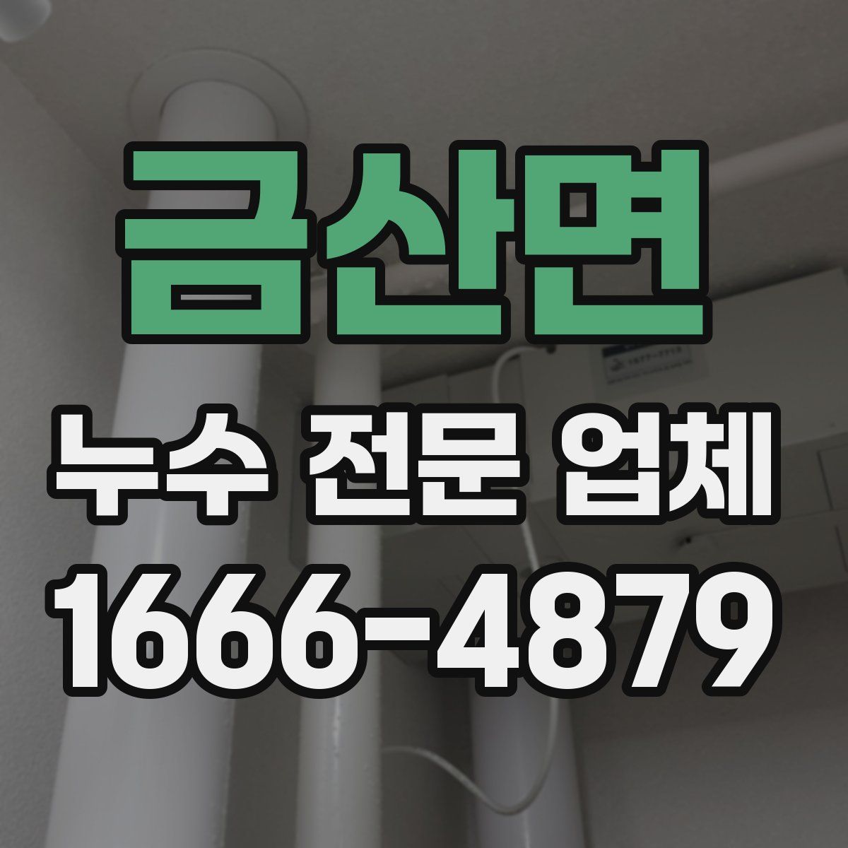금산면 누수 전문 업체