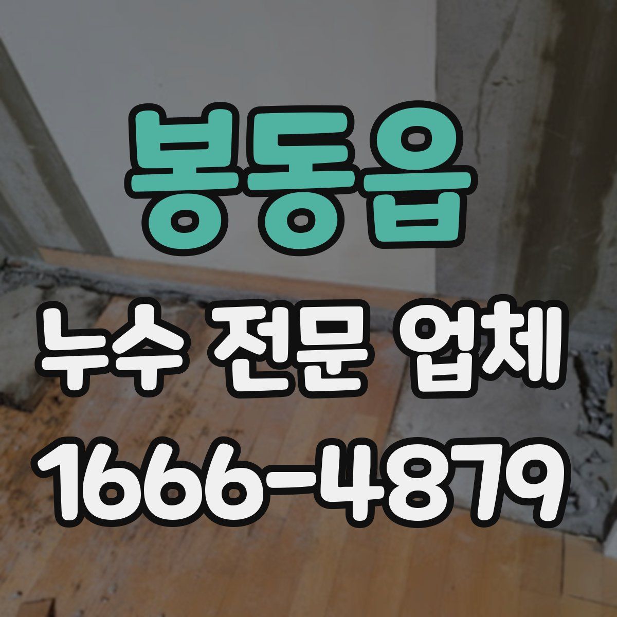봉동읍 누수 전문 업체