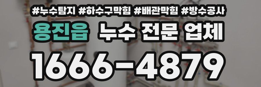 용진읍 누수 전문 업체
