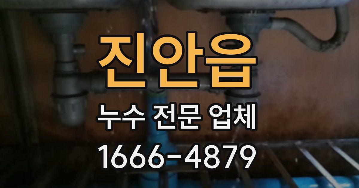 진안읍 누수 전문 업체