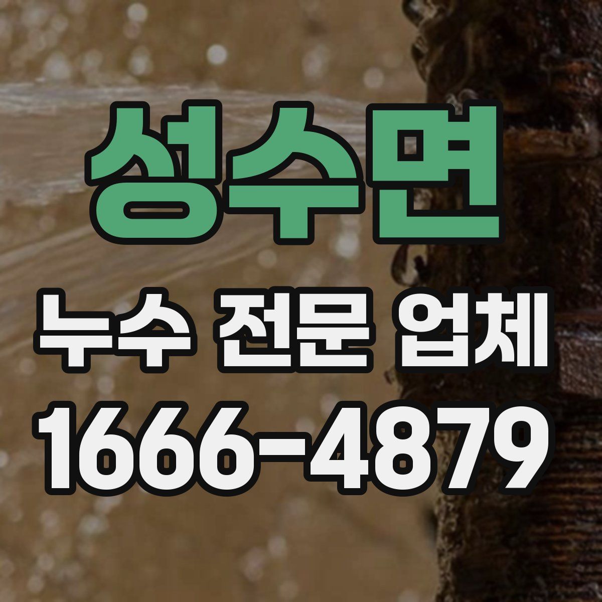 성수면 누수 전문 업체