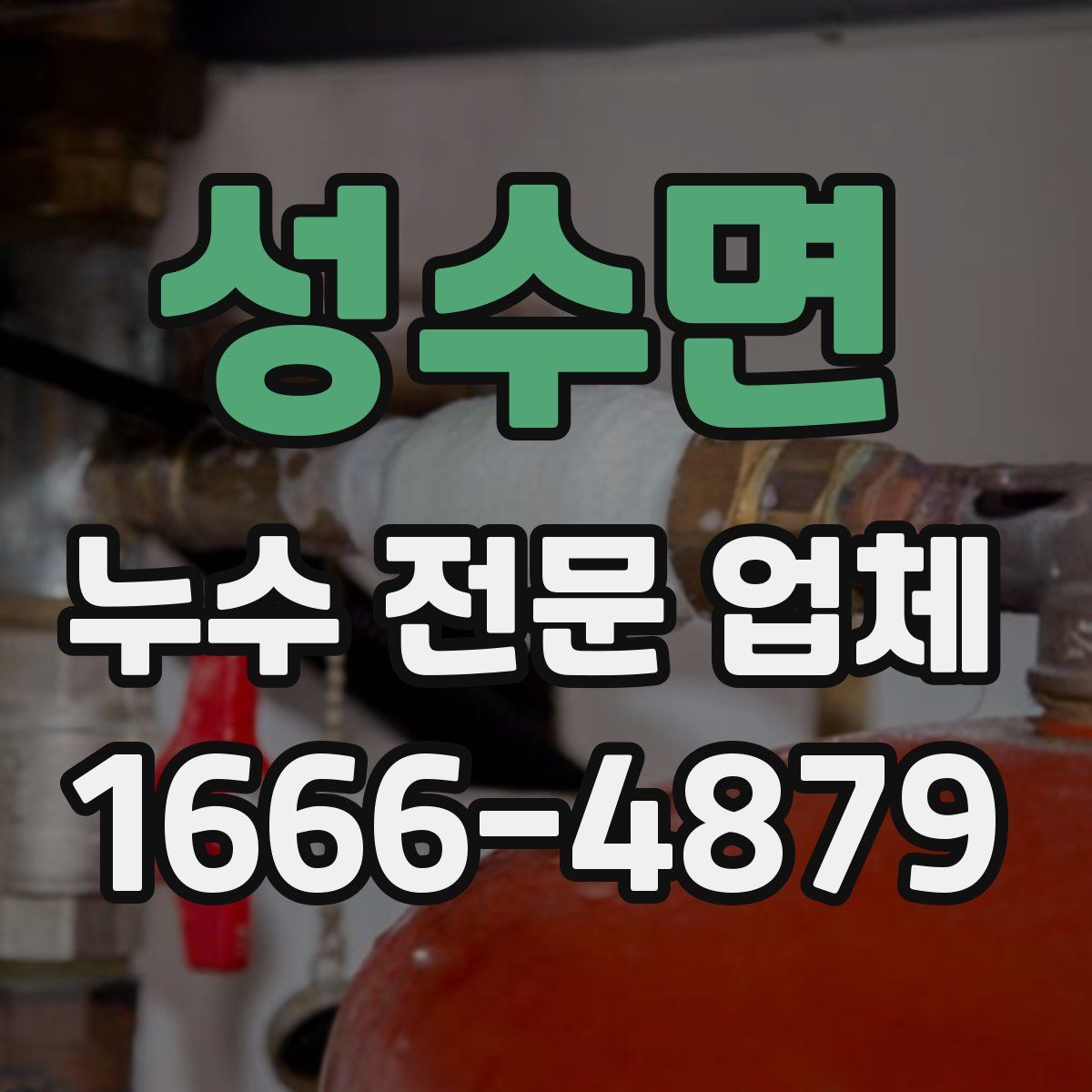 성수면 누수 전문 업체