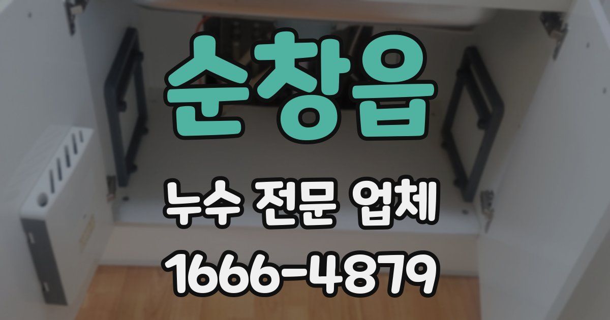순창읍 누수 전문 업체