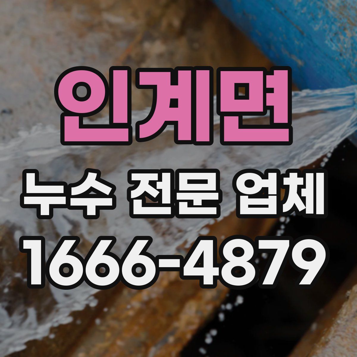 인계면 누수 전문 업체