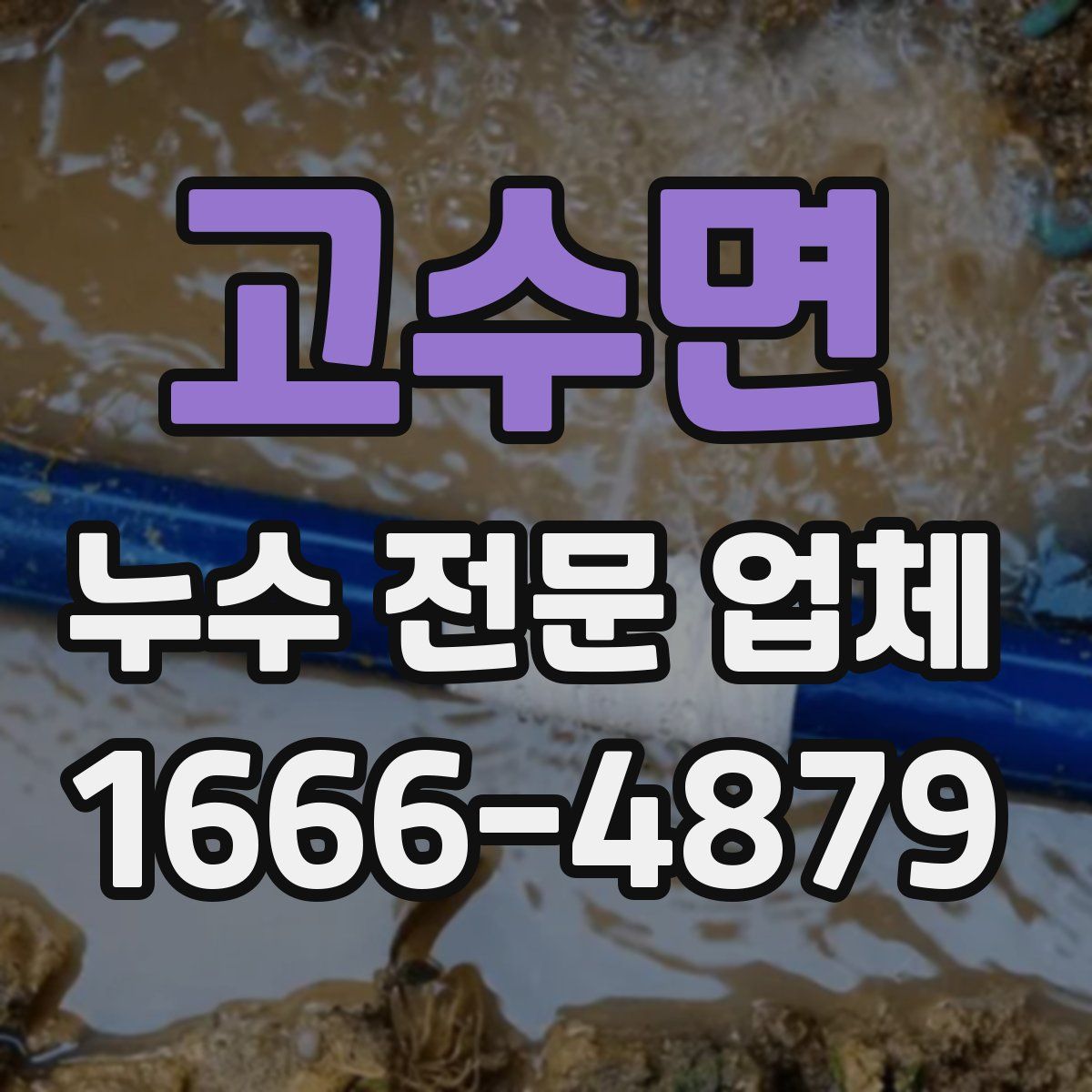 고수면 누수 전문 업체