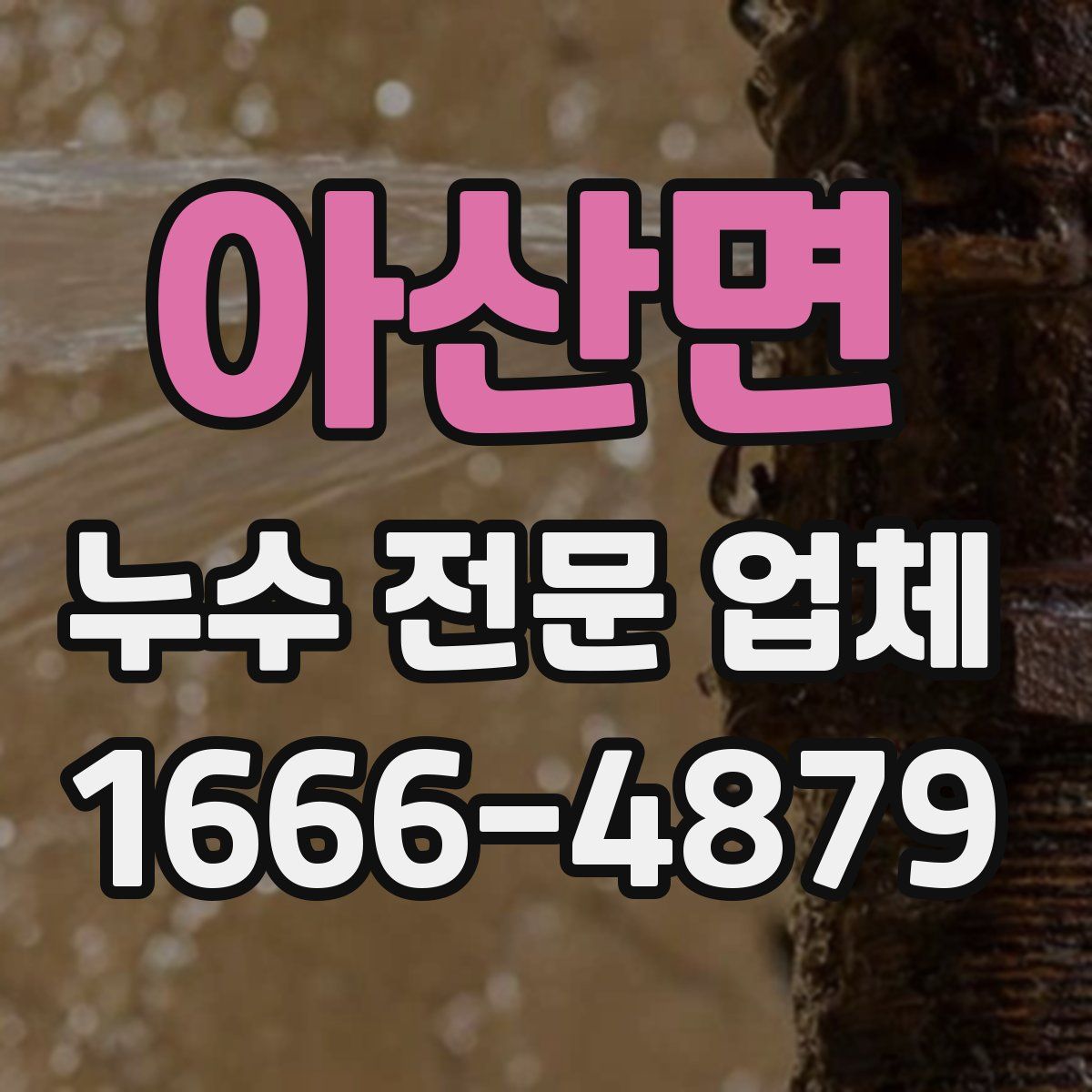 아산면 누수 전문 업체