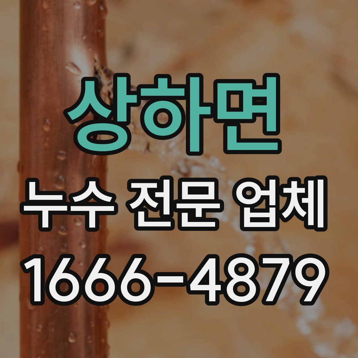 상하면 누수 전문 업체