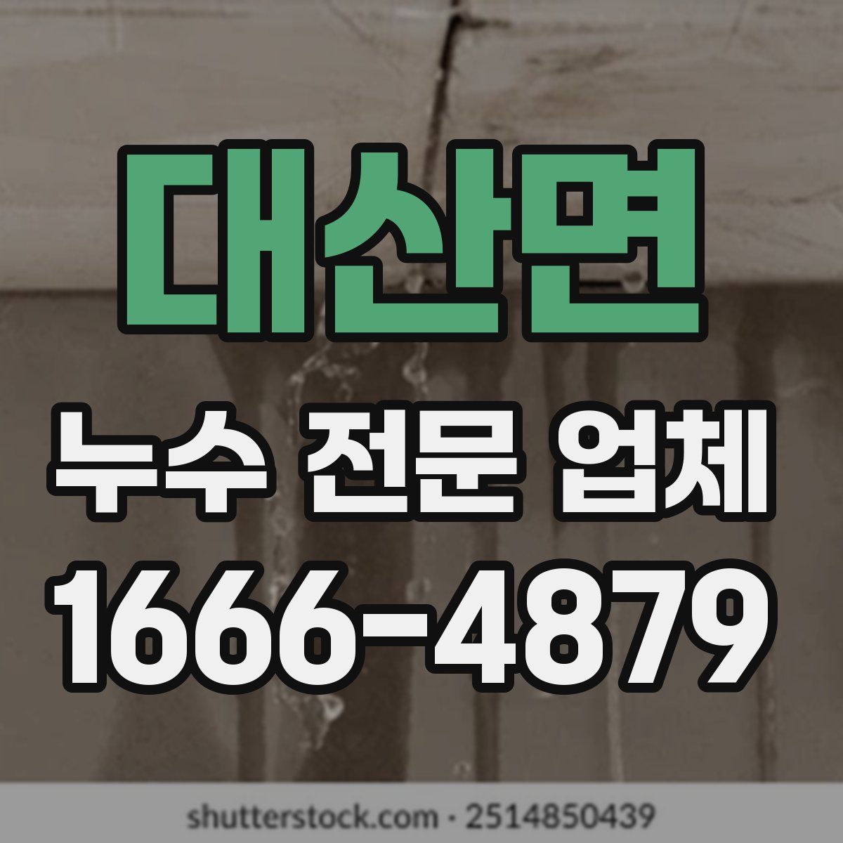 대산면 누수 전문 업체
