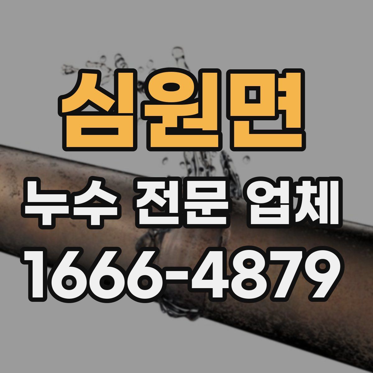 심원면 누수 전문 업체
