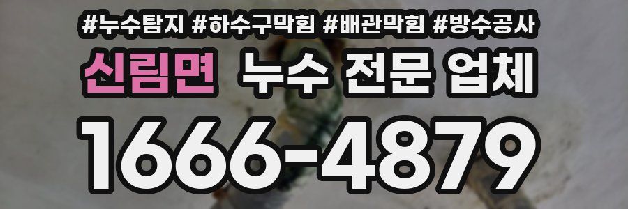 신림면 누수 전문 업체