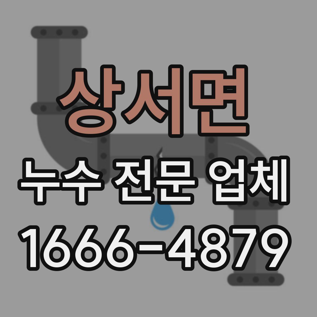 상서면 누수 전문 업체