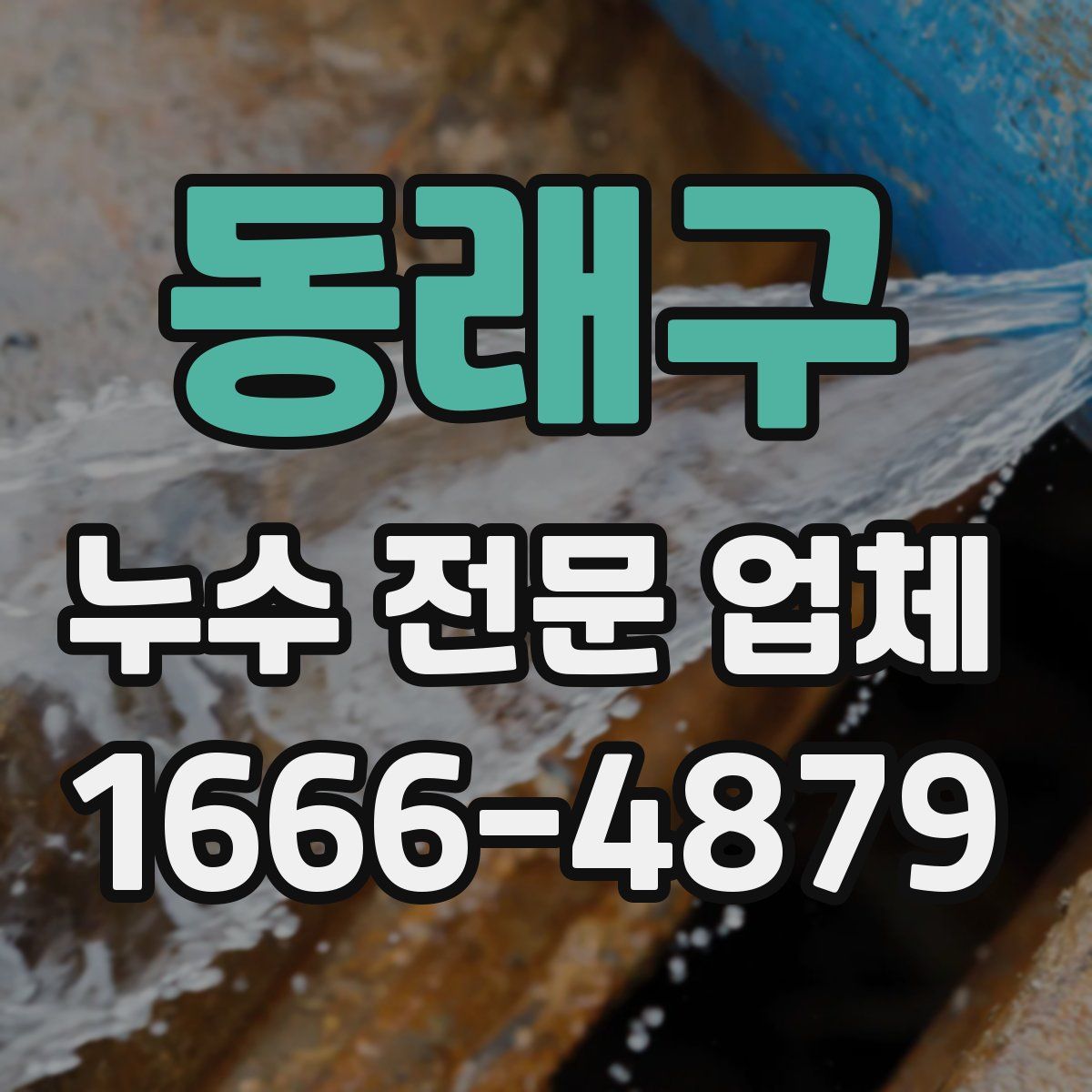 동래구 누수 전문 업체
