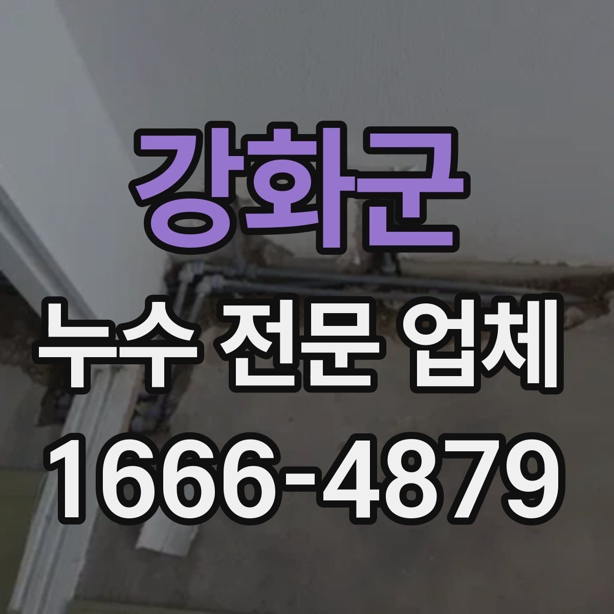 강화군 누수 전문 업체