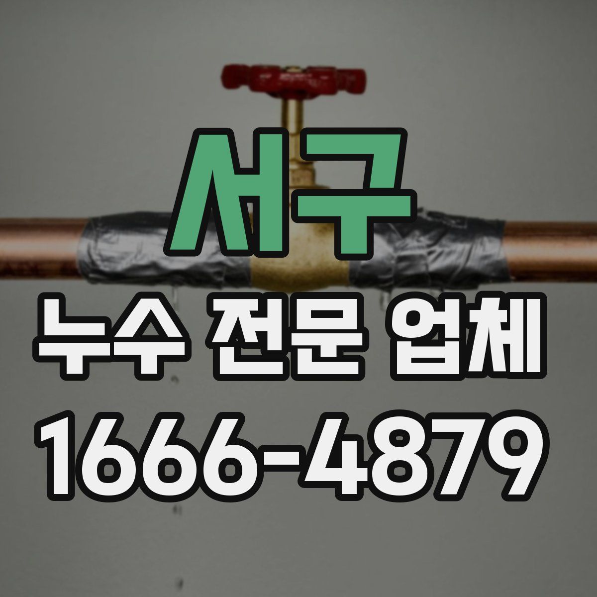 서구 누수 전문 업체