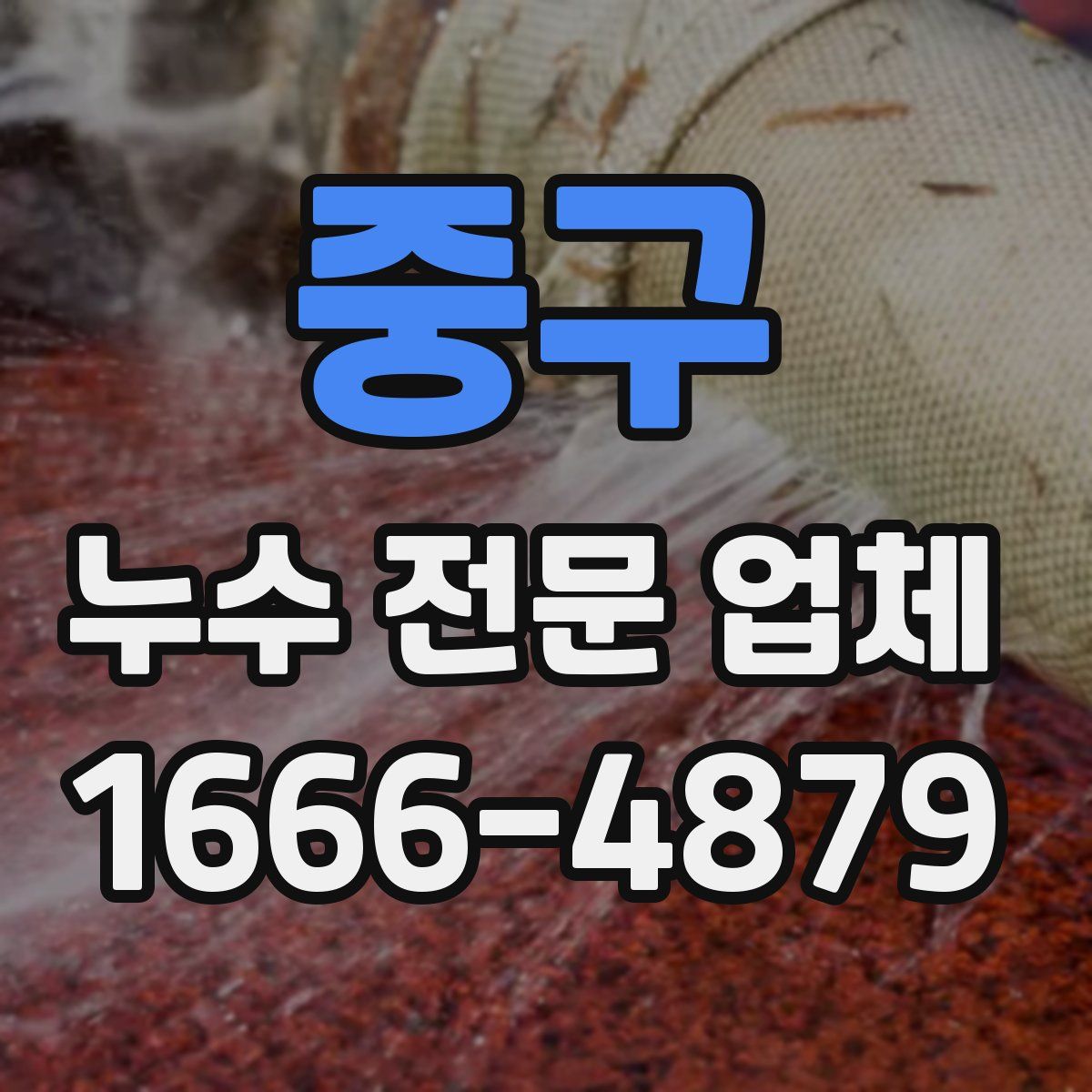 중구 누수 전문 업체