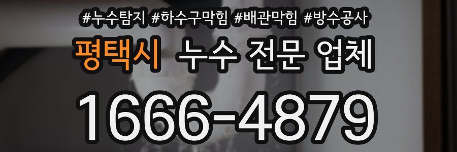 평택시 누수 전문 업체
