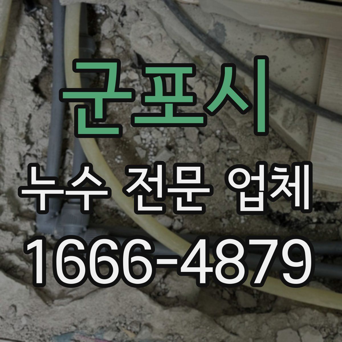 군포시 누수 전문 업체