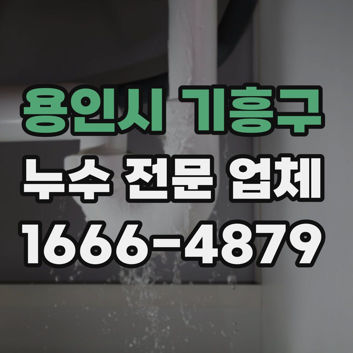 용인시 기흥구 누수 전문 업체