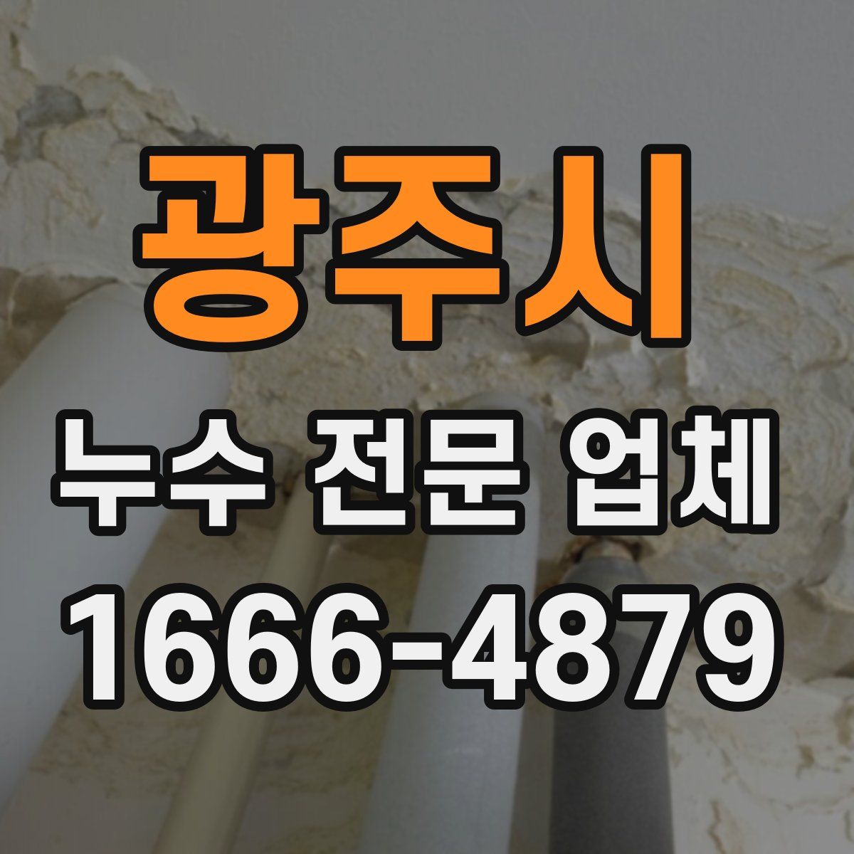 광주시 누수 전문 업체