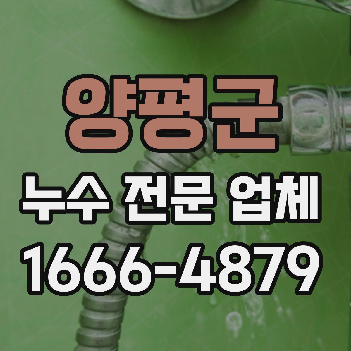 양평군 누수 전문 업체