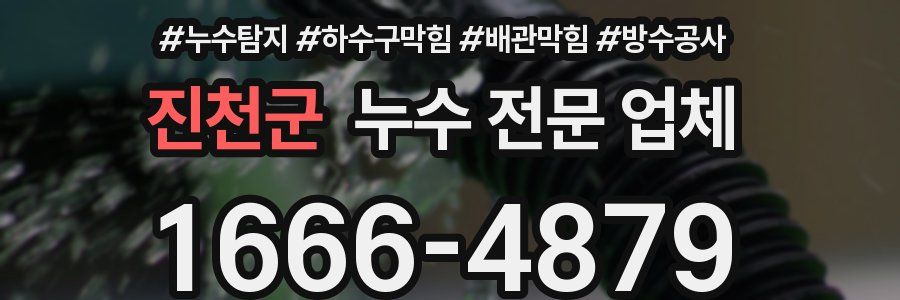 진천군 누수 전문 업체