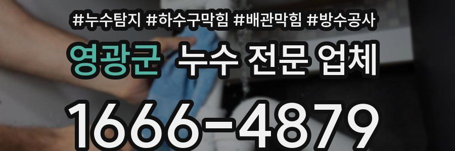 영광군 누수 전문 업체