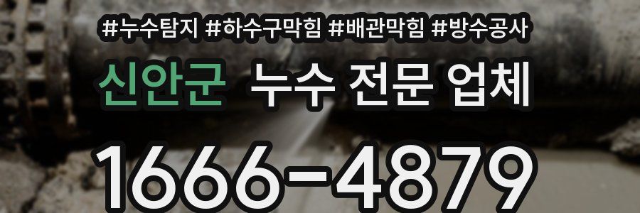 신안군 누수 전문 업체