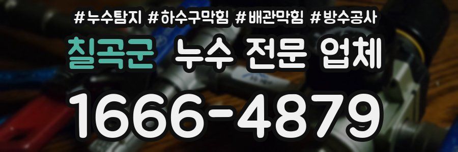 칠곡군 누수 전문 업체