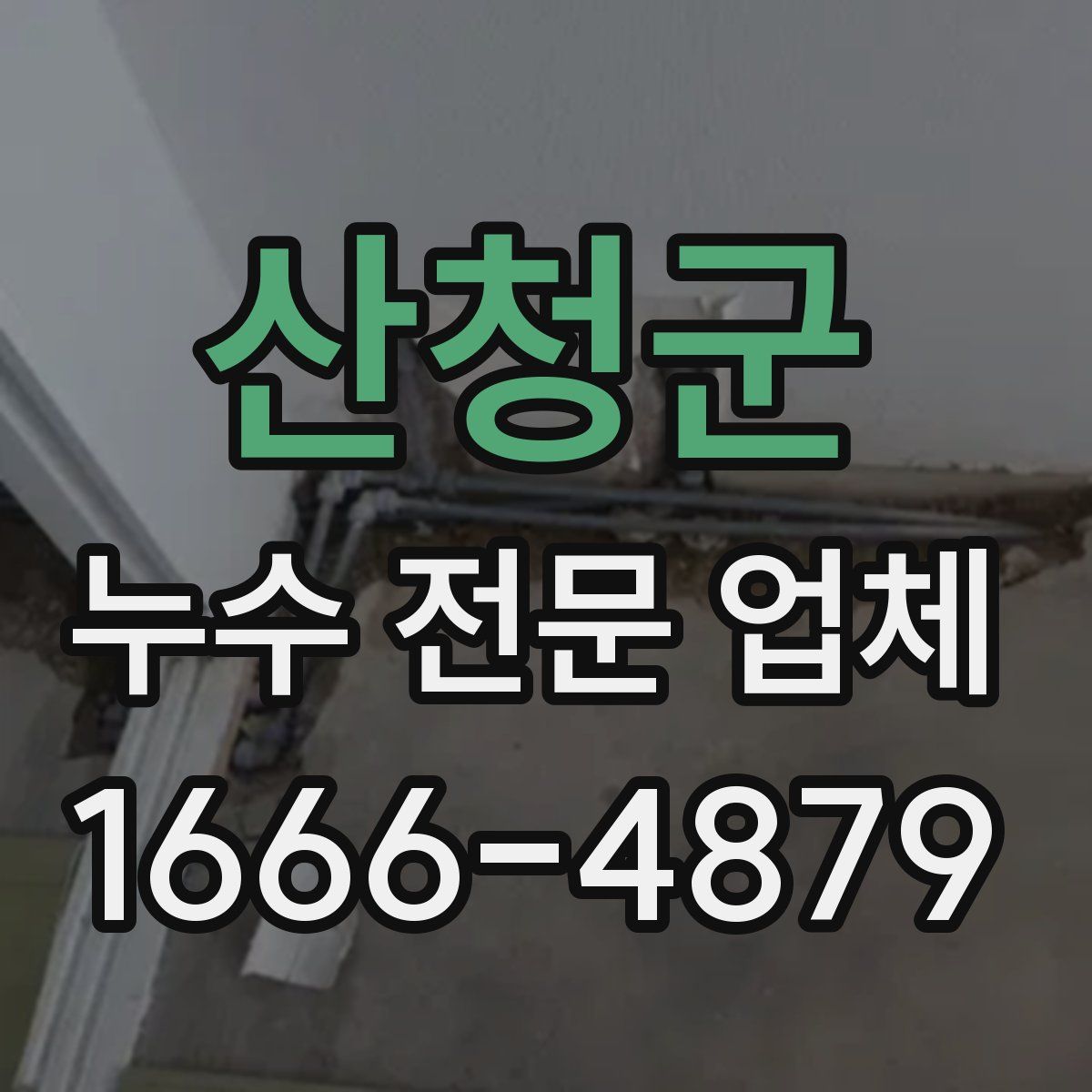 산청군 누수 전문 업체