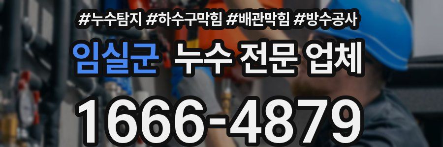 임실군 누수 전문 업체