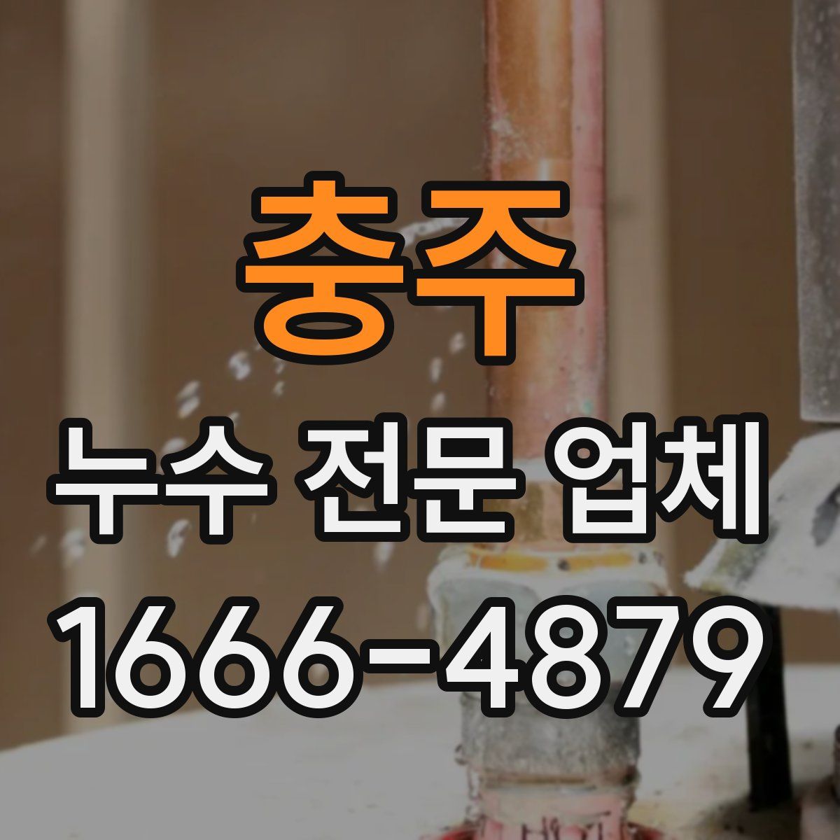 충주 누수 전문 업체