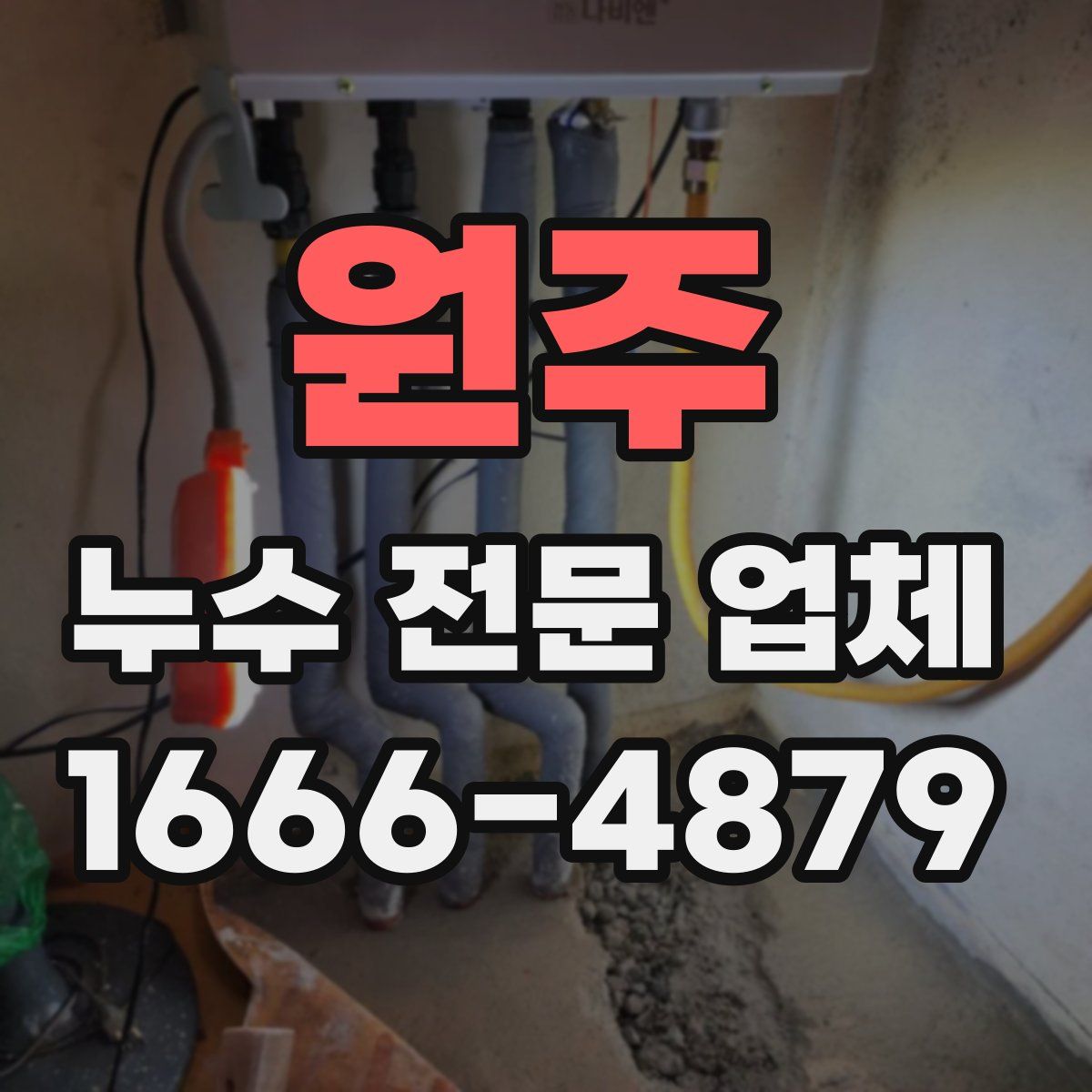 원주 누수 전문 업체