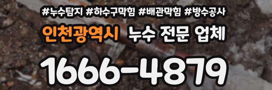 인천광역시 누수 전문 업체