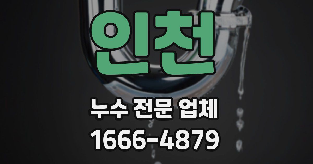 인천 누수 전문 업체
