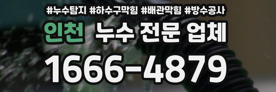 인천 누수 전문 업체
