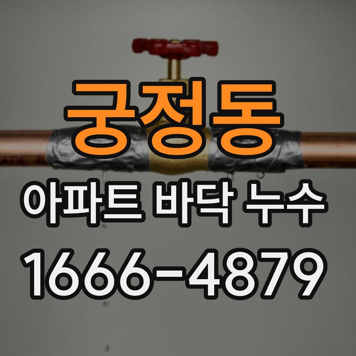 궁정동 아파트 바닥 누수