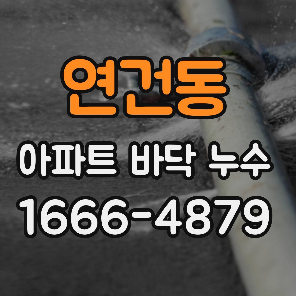 연건동 아파트 바닥 누수